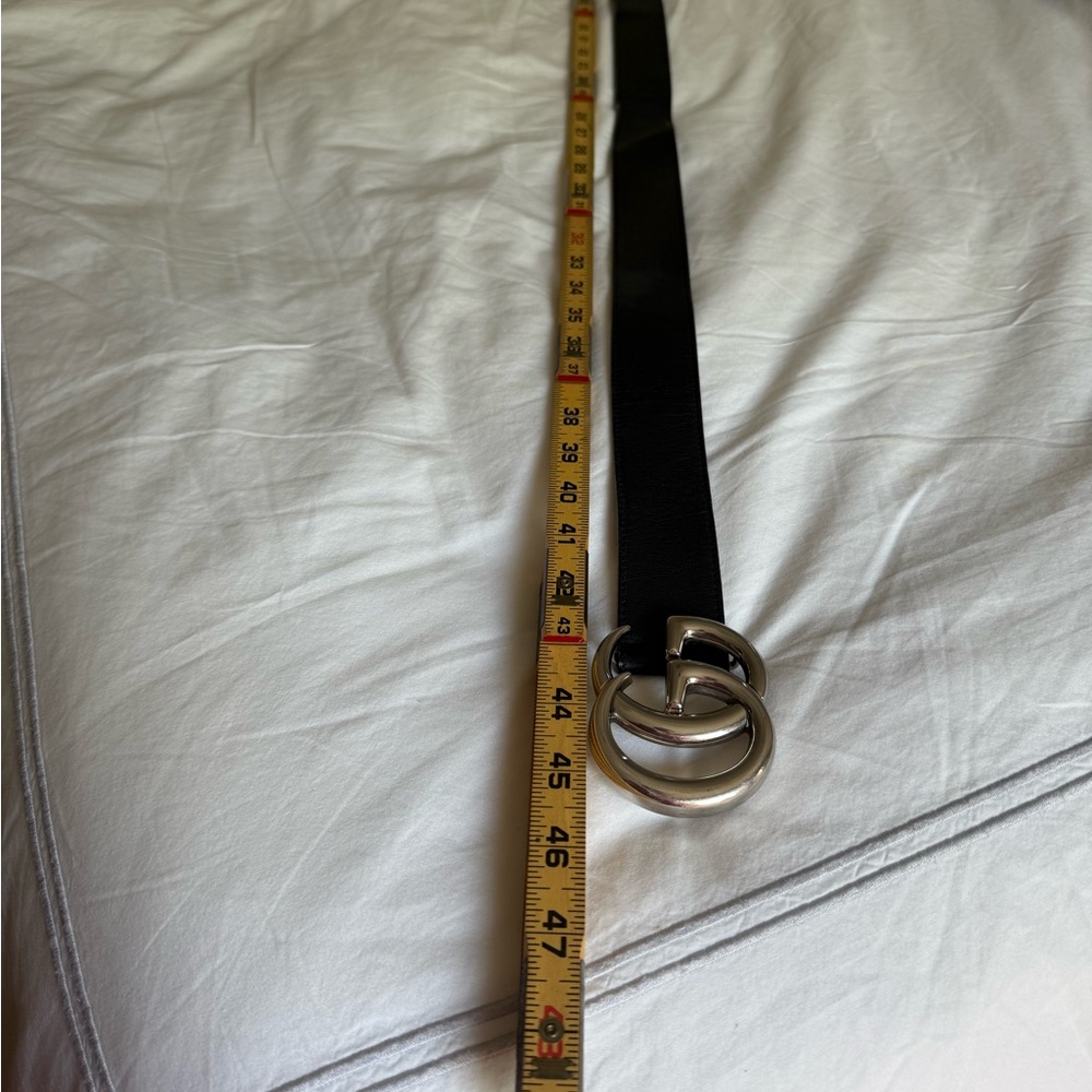 Gucci Marmont Belt in black and silver - Picture 9 of 10